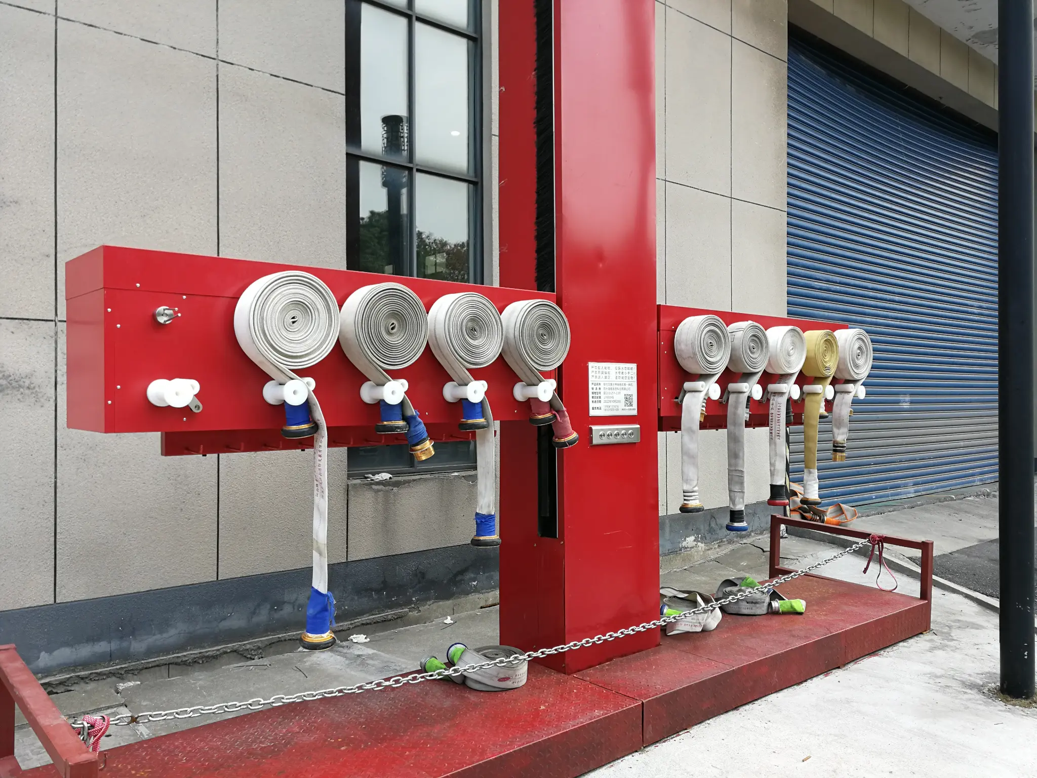 XiaoMuBiao Fire Hose Drying & Rolling System